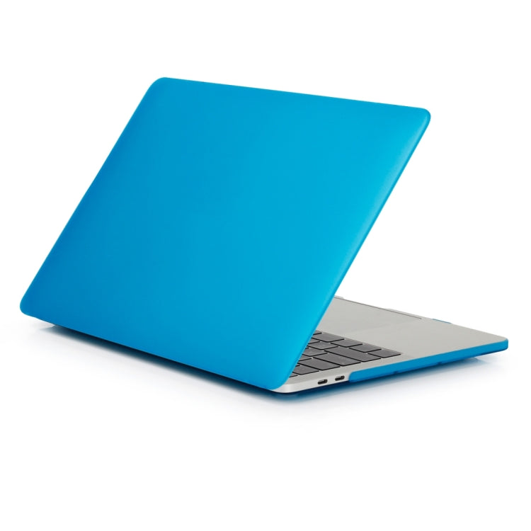 Laptop Frosted Style PC Protective Case for MacBook Pro 13.3 inch A1989 (2018) / A2159 / A2251 / A2289 / A2338(Lake Blue) - MacBook Pro Cases by buy2fix | Online Shopping UK | buy2fix