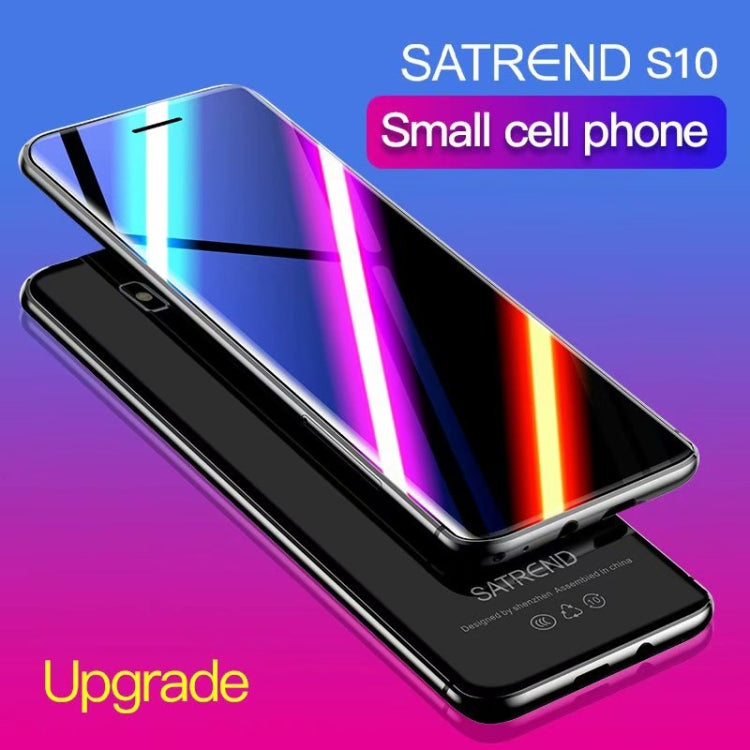 SATREND S10 Card Mobile Phone, 2.4 inch Touch Screen, MTK6261D, Support Bluetooth, FM, GSM, Dual SIM(Black) - SATREND by SATREND | Online Shopping UK | buy2fix