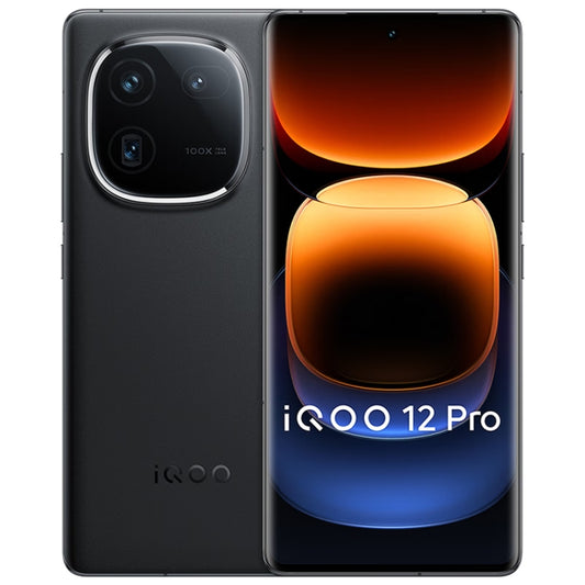 vivo iQOO 12 Pro, Triple Back Cameras, 16GB+1TB, Face ID / Fingerprint Identification, 6.78 inch Android 14 OriginOS 4 Snapdragon 8 Gen 3 Octa Core, OTG, NFC, Network: 5G, Support Google Play (Black) - vivo by vivo | Online Shopping UK | buy2fix