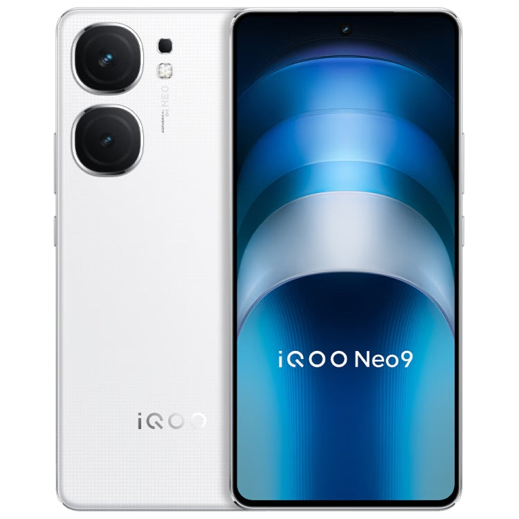 vivo iQOO Neo9, Dual Back Cameras, 12GB+256GB, Face ID / Fingerprint Identification, 6.78 inch Android 14 OriginOS 4 Snapdragon 8 Gen 2 Octa Core, OTG, NFC, Network: 5G, Support Google Play (White) - vivo by vivo | Online Shopping UK | buy2fix