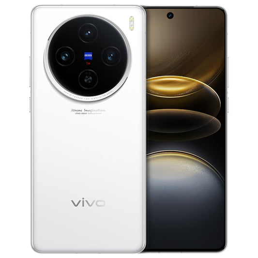 vivo X100s, Triple Back Cameras, 16GB+1TB, Face ID / Fingerprint Identification, 6.78 inch Android 14 OriginOS 4 Dimensity 9300+ Octa Core, OTG, NFC, Network: 5G, Support Google Play (White) - vivo by vivo | Online Shopping UK | buy2fix