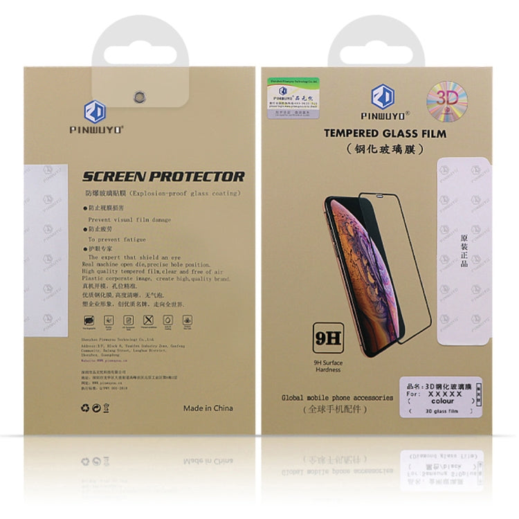 PINWUYO 9H 3D Curved Heat Bending Full Screen Tempered Glass Film for Galaxy S10 (Black) - Galaxy Tempered Glass by PINWUYO | Online Shopping UK | buy2fix