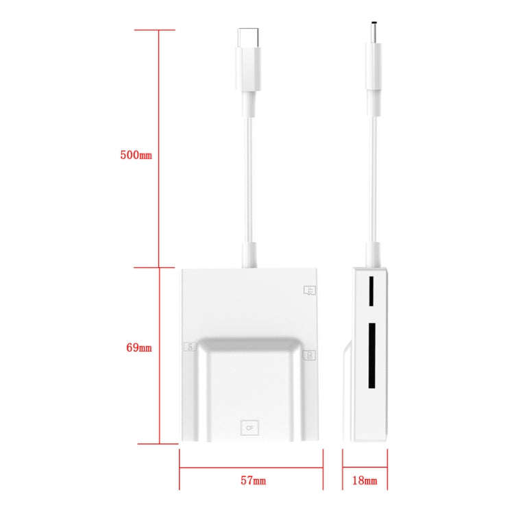 NK-3057H 4 in 1 USB-C/Type-C Multifunctional Card Reader -  by buy2fix | Online Shopping UK | buy2fix