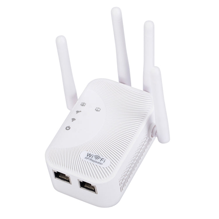 SM-010 Four-antenna 300M Repeater WiFi Wireless Router (EU Plug) - Wireless Routers by buy2fix | Online Shopping UK | buy2fix