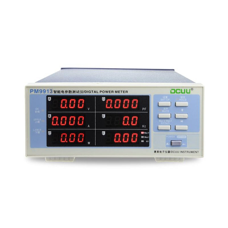 DCUU PM9913 Intelligent Electrical Parameters Measuring Instrument(EU Plug) - Current & Voltage Tester by buy2fix | Online Shopping UK | buy2fix