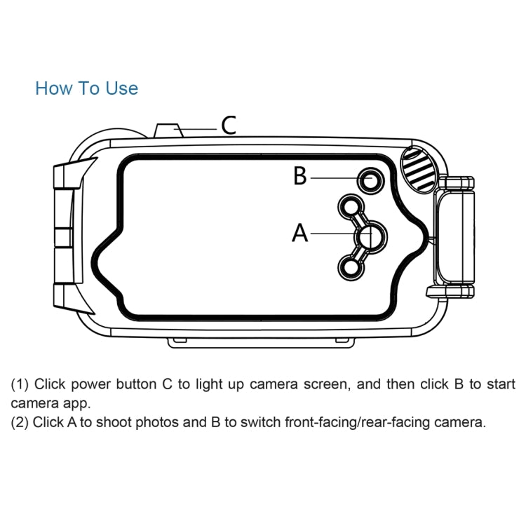 For iPhone XS Max PULUZ 40m/130ft Waterproof Diving Case, Photo Video Taking Underwater Housing Cover(Black) - More iPhone Cases by PULUZ | Online Shopping UK | buy2fix