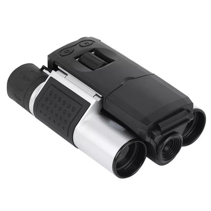 DB618B 10X25 Zoom 10mm Objective Lens HD 1280x960P 1.5 inch LCD Screen Binocular Telescope Digital Camera(Black Silver) - Binoculars by buy2fix | Online Shopping UK | buy2fix