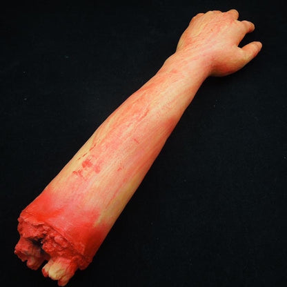 52cm Halloween Horror Props April Fool Day Party Prop Body Parts Decoration Long Bloody Hand - Halloween Prop Decorations by buy2fix | Online Shopping UK | buy2fix