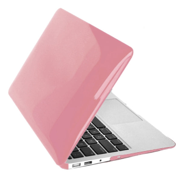 ENKAY for MacBook Air 13.3 inch (US Version) / A1369 / A1466 4 in 1 Crystal Hard Shell Plastic Protective Case with Screen Protector & Keyboard Guard & Anti-dust Plugs(Pink) - MacBook Air Cases by ENKAY | Online Shopping UK | buy2fix