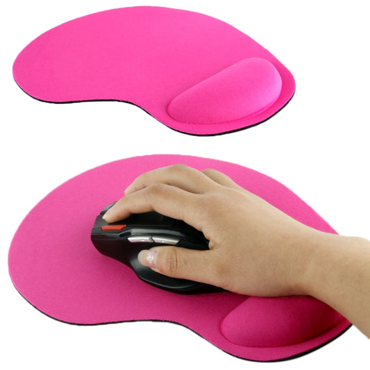 Ultra Slim Rubber Bottom & Cloth Sponge Wrist Supporter Mouse Pad(Magenta) - Mouse Pads by buy2fix | Online Shopping UK | buy2fix
