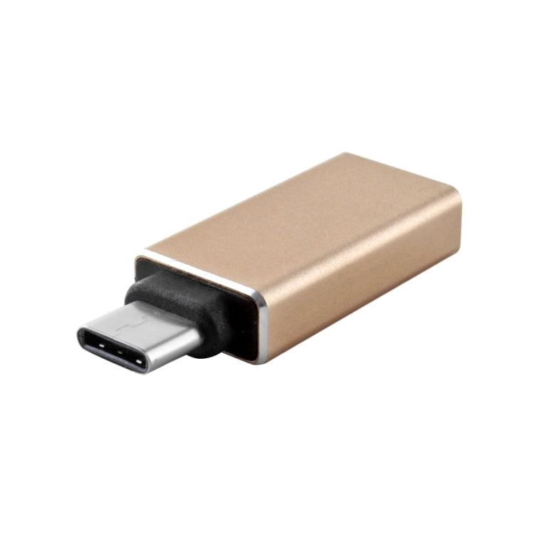 USB 3.0 to USB-C / Type-C 3.1 Converter Adapter, For MacBook 12 inch, Chromebook Pixel 2015(Gold) - Audio Adapter by buy2fix | Online Shopping UK | buy2fix