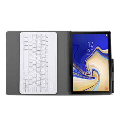 A510 Bluetooth 3.0 Ultra-thin Detachable Bluetooth Keyboard Leather Tablet Case for Samsung Galaxy Tab A 10.1 (2019) T510 / T515, with Pen Slot & Holder (Gold) - Samsung Keyboard by buy2fix | Online Shopping UK | buy2fix