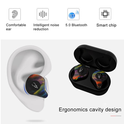 SABBAT X12PRO Mini Bluetooth 5.0 In-Ear Stereo Earphone with Charging Box, For iPad, iPhone, Galaxy, Huawei, Xiaomi, LG, HTC and Other Smart Phones(Starry Sky) - Bluetooth Earphone by Sabbat | Online Shopping UK | buy2fix