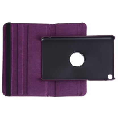 Litchi Texture Horizontal Flip 360 Degrees Rotation Leather Case for Galaxy Tab A 8 (2019) / P200 / P205, with Holder (Purple) - Tab A 8.0 & S Pen (2019) P200/P205 by buy2fix | Online Shopping UK | buy2fix