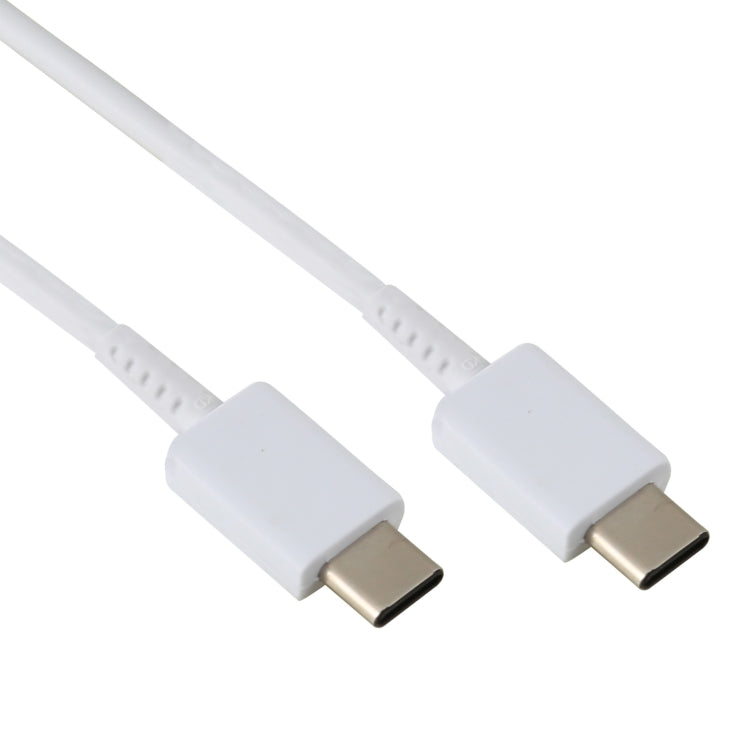 33W 6A USB-C / Type-C Male to USB-C / Type-C Male Fast Charging Data Cable for Samsung Galaxy Note 10, Cable Length: 1m (White) - USB-C & Type-C Cable by buy2fix | Online Shopping UK | buy2fix