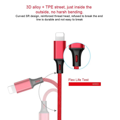 For iPhone / Apple Watch 3 In 1 8 Pin + Type-C / USB-C + Magnetic Charging Base Multi-function Charging Cable, Length: 1m(Red) - Multifunction Cable by buy2fix | Online Shopping UK | buy2fix