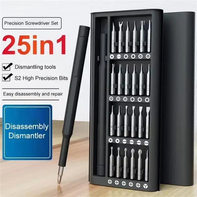 25 in 1 Screwdriver Set Magnetic Repair Tools, Plastic Handle - Screwdriver by buy2fix | Online Shopping UK | buy2fix