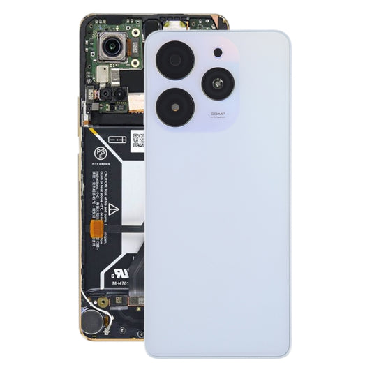 For Tecno Spark 10 Pro KI7 Original Battery Back Cover(White) - Back Cover by buy2fix | Online Shopping UK | buy2fix