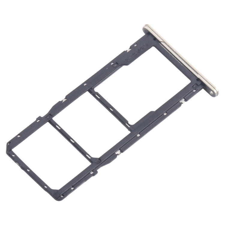 For Samsung Galaxy A06 SM-A065F Original SIM Card Tray + SIM Card Tray + Micro SD Card Tray (Gold) - Galaxy A Series Parts by buy2fix | Online Shopping UK | buy2fix