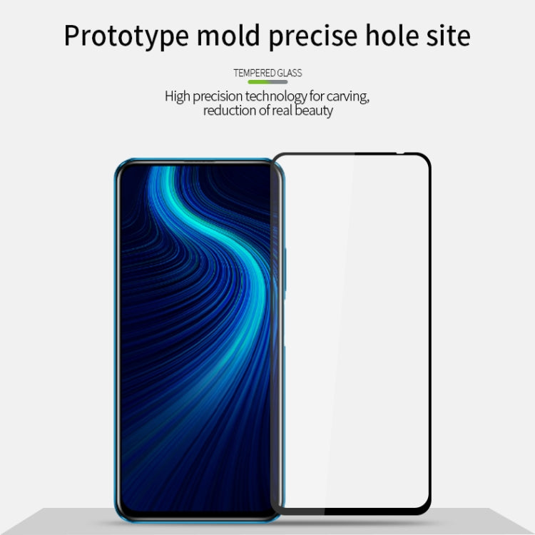 For Huawei Honor X10 MOFI 9H 2.5D Full Screen Tempered Glass Film(Black) - Honor Tempered Glass by MOFI | Online Shopping UK | buy2fix