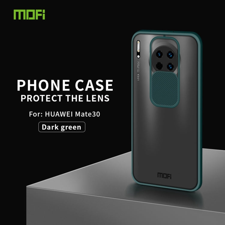 For Huawei Mate 30 MOFI Xing Dun Series PC + TPU Anti-peep Waterproof And Anti-drop All-inclusive Protective Shell, Translucent Frosted(Green) - Huawei Cases by MOFI | Online Shopping UK | buy2fix