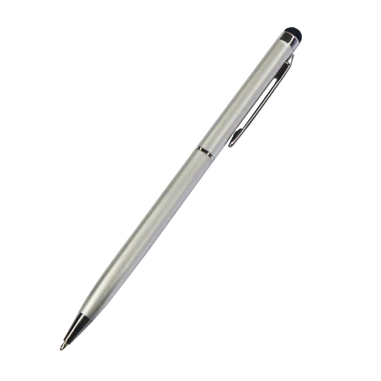 AT-18 3 in 1 Rotary Mobile Phone Touch Screen Handwriting Pen is Suitable for Apple / Huawei / Samsung(Silver) - Stylus Pen by buy2fix | Online Shopping UK | buy2fix