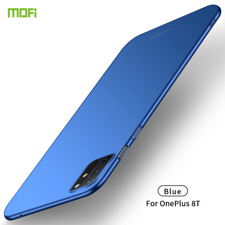 For OnePlus 8T MOFI Frosted PC Ultra-thin Hard Case (Blue) - OnePlus Cases by MOFI | Online Shopping UK | buy2fix