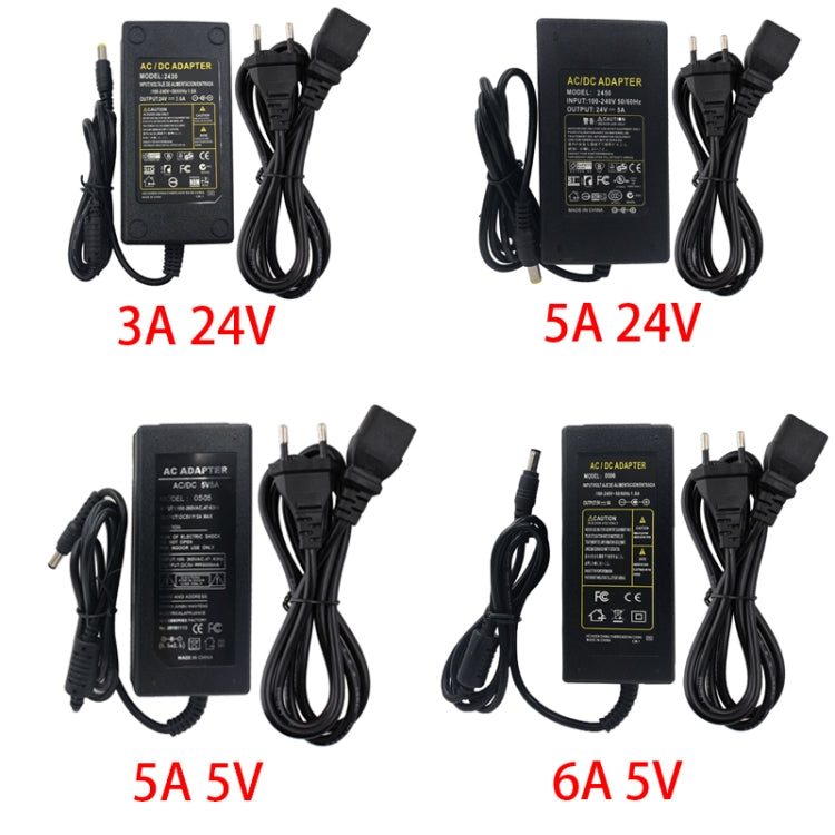 AC to DC 5V 24V Power Adapter Power Supply LED Driver Lighting Transformer 3A 5A 6A Converter Charger For LED Strip Lights UK plug(3A 24V) - Power Supplies by buy2fix | Online Shopping UK | buy2fix