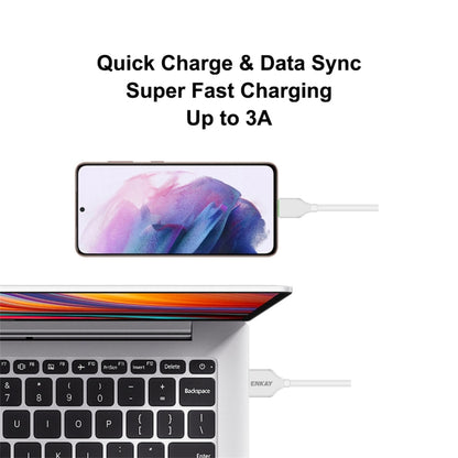 Hat-Prince ENKAY ENK-CB106 USB to Type-C Quick Charging Cable, Length: 1m - USB-C & Type-C Cable by ENKAY | Online Shopping UK | buy2fix