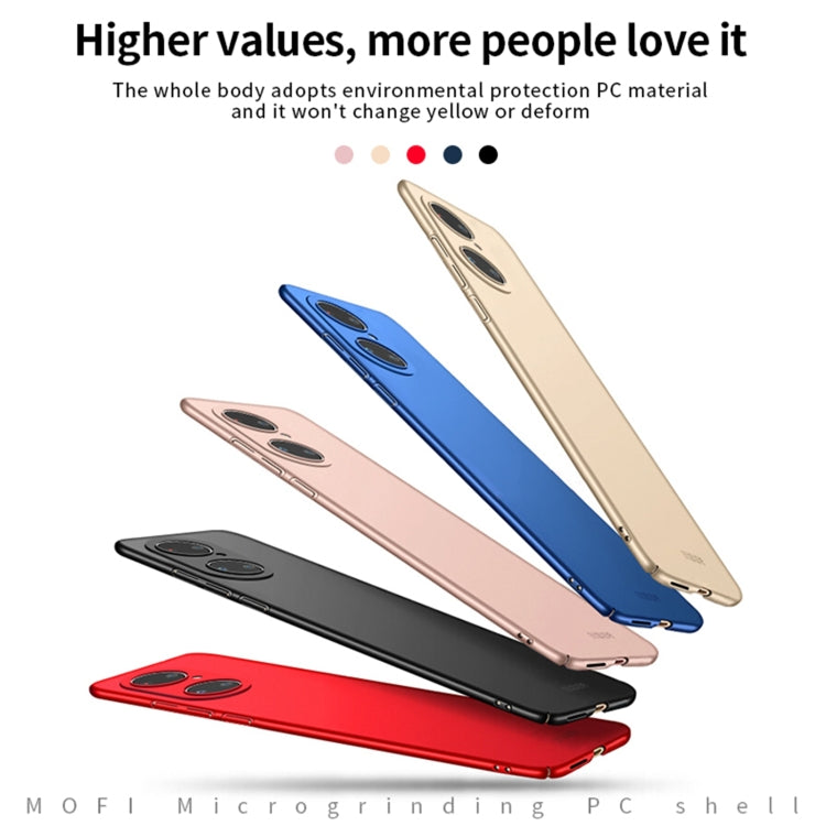 For Huawei P50 MOFI Frosted PC Ultra-thin Hard Case(Red) - Huawei Cases by MOFI | Online Shopping UK | buy2fix