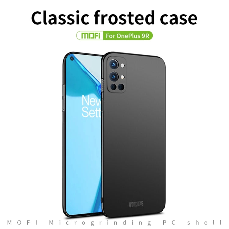 For OnePlus 9R MOFI Frosted PC Ultra-thin Hard Case(Gold) - OnePlus Cases by MOFI | Online Shopping UK | buy2fix