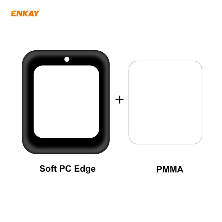 For Redmi Watch 2 PCS ENKAY Hat-Prince 3D Full Screen Soft PC Edge + PMMA HD Screen Protector Film - Screen Protector by ENKAY | Online Shopping UK | buy2fix