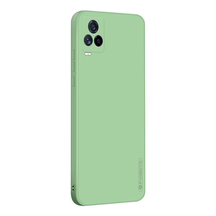 For vivo IQOO7 PINWUYO Touching Series Liquid Silicone TPU Shockproof Case(Green) - OPPO Cases by PINWUYO | Online Shopping UK | buy2fix