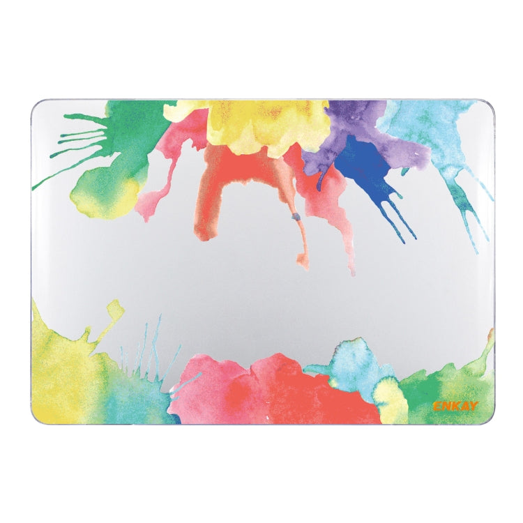 ENKAY Hat-Prince Forest Series Pattern Laotop Protective Crystal Case for MacBook Pro 13.3 inch A1706 / A1708 / A1989 / A2159(Watercolor Pattern) - MacBook Pro Cases by ENKAY | Online Shopping UK | buy2fix