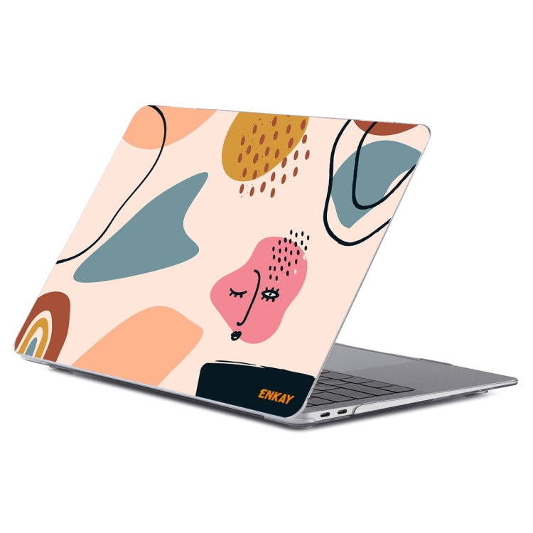 For MacBook Air 13.3 inch A2179 / A2337 ENKAY Hat-Prince Geometry Pattern Laotop Protective Crystal Case(Geometry No.7) - MacBook Air Cases by ENKAY | Online Shopping UK | buy2fix