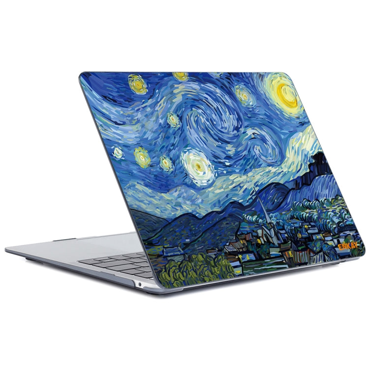 For MacBook Air 13.3 inch A2179 / A2337 ENKAY Hat-Prince Natural Series Laotop Protective Crystal Case(Starry Night) - MacBook Air Cases by ENKAY | Online Shopping UK | buy2fix