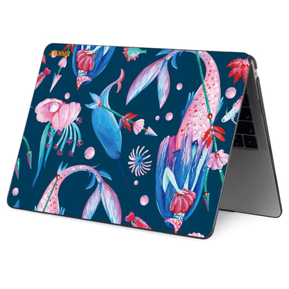 ENKAY Hat-Prince Natural Series Laotop Protective Crystal Case for MacBook Pro 13.3 inch A1706 / A1708 / A1989 / A2159(Mermaid) - MacBook Pro Cases by ENKAY | Online Shopping UK | buy2fix