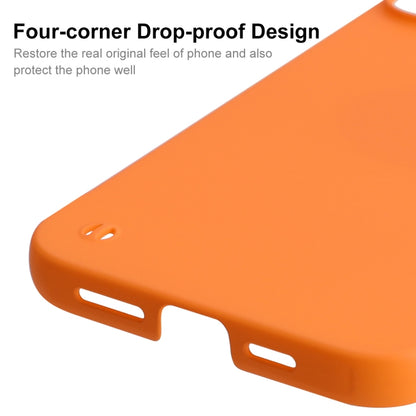 For iPhone 12 / 12 Pro ENKAY Matte Frameless Hard PC Case(Orange) - iPhone 12 / 12 Pro Cases by ENKAY | Online Shopping UK | buy2fix