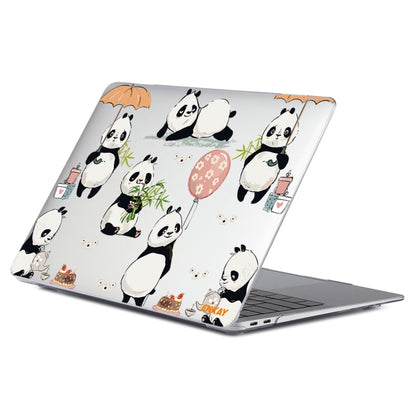 ENKAY Animal Series Pattern Laotop Protective Crystal Case For MacBook Pro 15.4 inch A1707 / A1990(Panda) - MacBook Pro Cases by ENKAY | Online Shopping UK | buy2fix