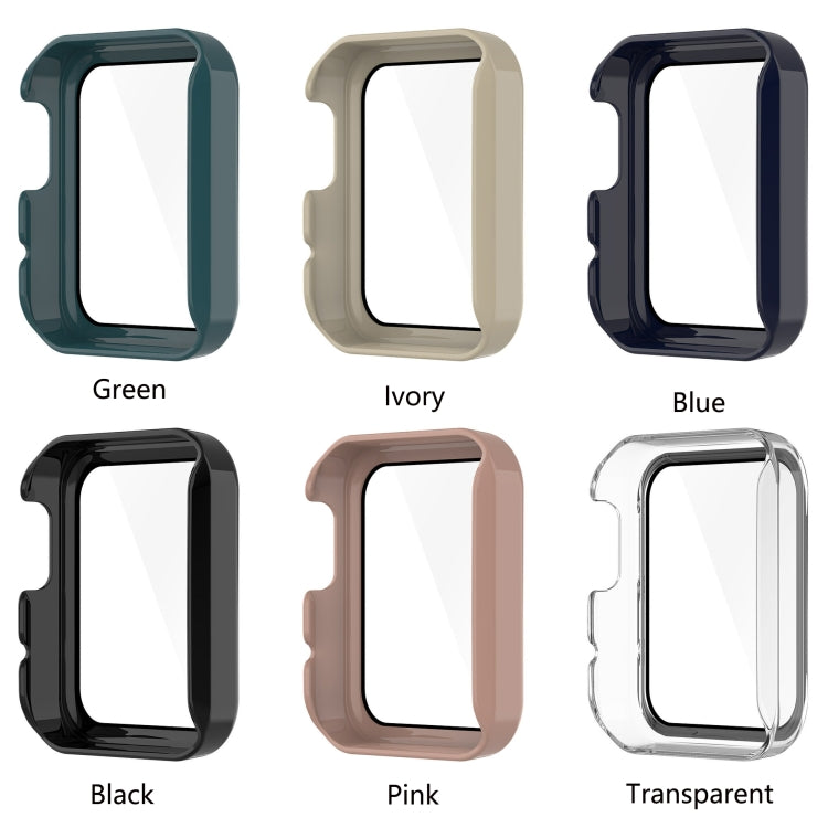 For Xiaomi Mi Watch Lite PC+ Toughened Film Protective Case(Black) - Watch Cases by buy2fix | Online Shopping UK | buy2fix