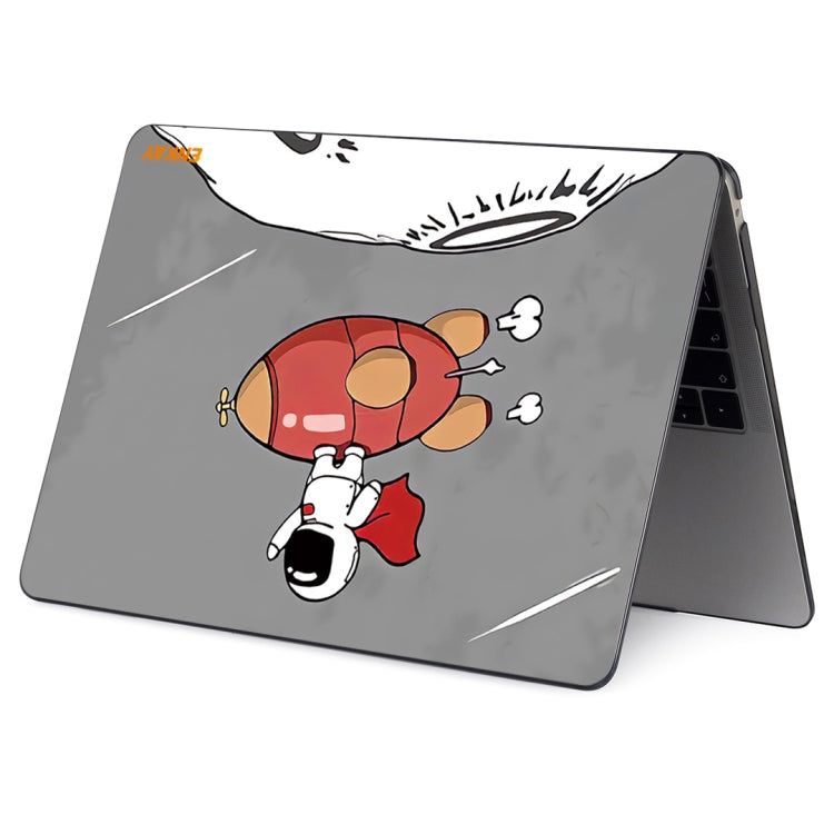 ENKAY Star Series Pattern Laotop Protective Crystal Case For MacBook Pro 13.3 inch A1706 / A1708 / A1989 / A2159(Rocket Astronaut) - MacBook Pro Cases by ENKAY | Online Shopping UK | buy2fix