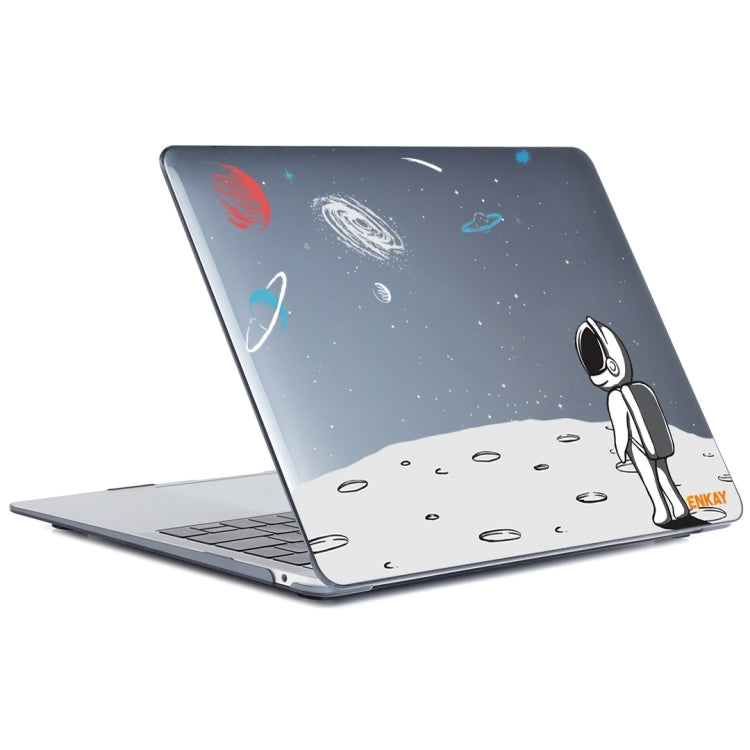 ENKAY Star Series Pattern Laotop Protective Crystal Case For MacBook Pro 13.3 inch A2251 / A2289 / A2338 2020(Backpack Astronaut) - MacBook Pro Cases by ENKAY | Online Shopping UK | buy2fix