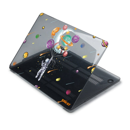 ENKAY Star Series Pattern Laotop Protective Crystal Case For MacBook Pro 16.2 inch A2485 2021/A2880 2023(Balloon Astronaut) - MacBook Pro Cases by ENKAY | Online Shopping UK | buy2fix