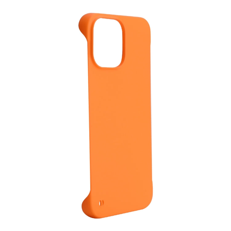 For iPhone 14 ENKAY Matte Frameless PC Phone Case(Orange) - iPhone 14 Cases by ENKAY | Online Shopping UK | buy2fix