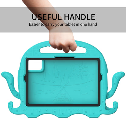 For Lenovo Tab M11 /Xiaoxin Pad 11 2024 Octopus Style EVA Hybrid PC Shockproof Tablet Case with Strap(Glacial Green) - Lenovo by buy2fix | Online Shopping UK | buy2fix