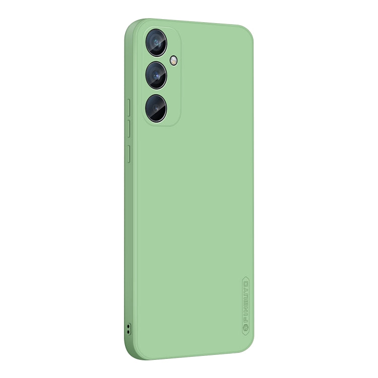 For Samsung Galaxy S24 FE 5G PINWUYO Sense Series Liquid Silicone TPU Phone Case(Green) - Galaxy S24 FE 5G Cases by PINWUYO | Online Shopping UK | buy2fix