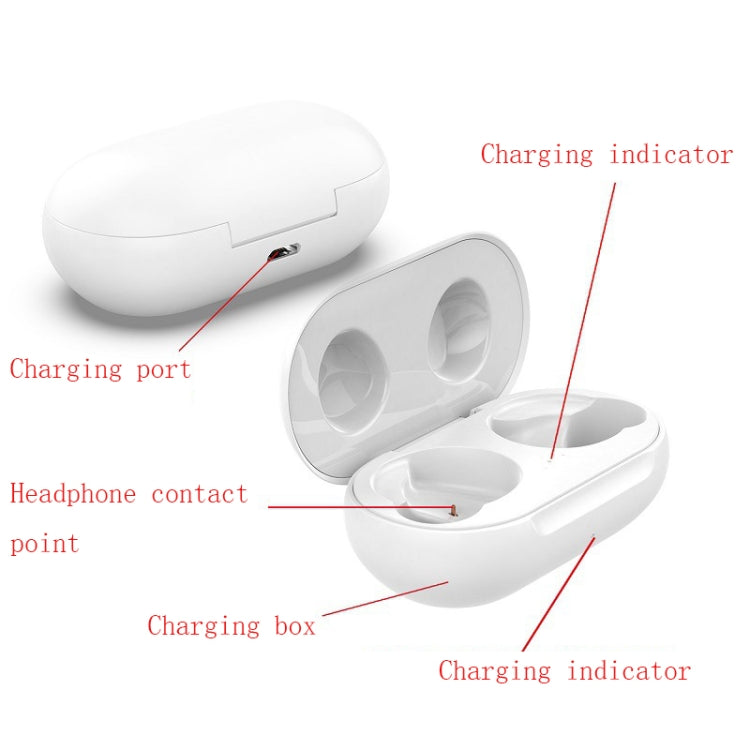 For Samsung Galaxy Galaxy Buds+ SM-R175 Wireless Earphone Charging Box(White) - Other Accessories by buy2fix | Online Shopping UK | buy2fix