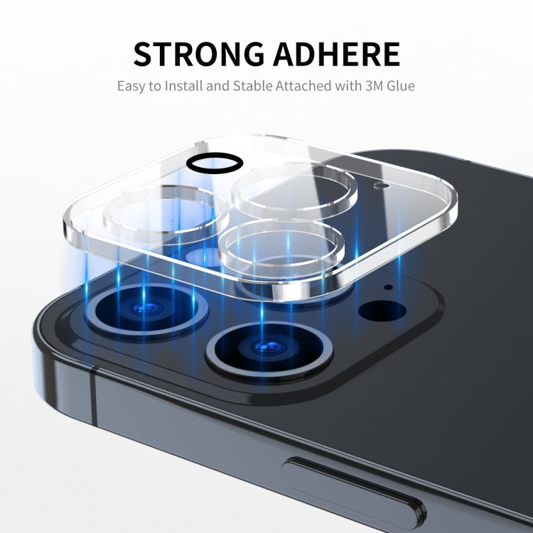 For iPhone 16 / 16 Plus 2pcs ENKAY Hat-Prince 9H Rear Camera Lens Tempered Glass Film - iPhone 16 Plus Tempered Glass by ENKAY | Online Shopping UK | buy2fix