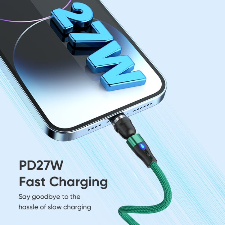 ENKAY PD60W Type-C to Type-C / 8 Pin / Micro USB Magnetic 540 Degrees Rotating Fast Charging Cable, Length:1m(Black) - Charging Cable & Head by ENKAY | Online Shopping UK | buy2fix