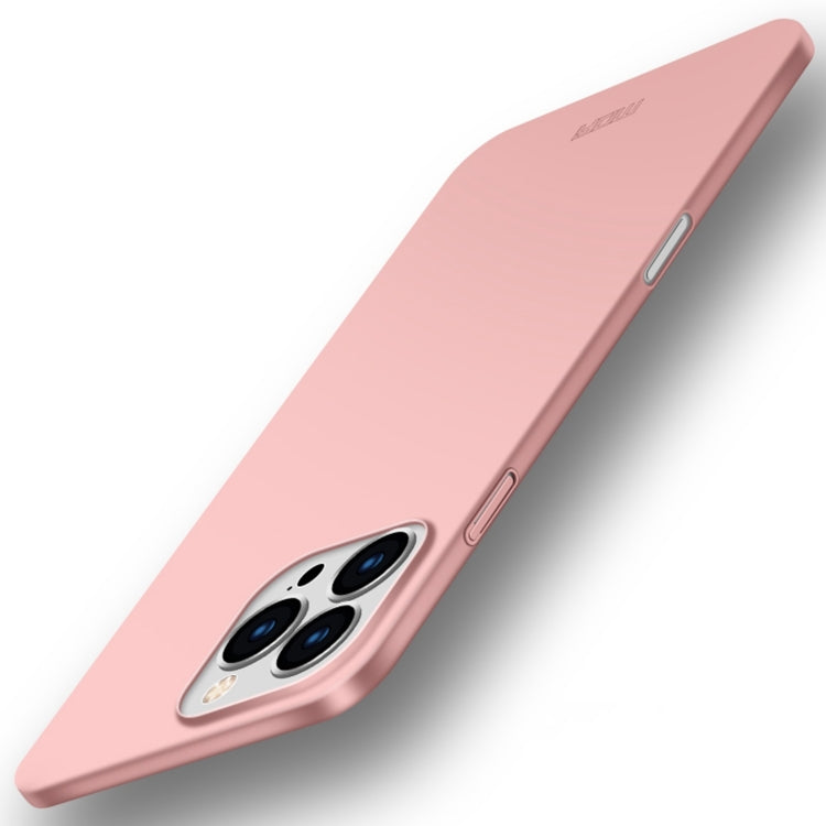 For iPhone 16 Pro Max MOFI Frosted PC Ultra-thin Hard Phone Case(Rose Gold) - iPhone 16 Pro Cases by MOFI | Online Shopping UK | buy2fix